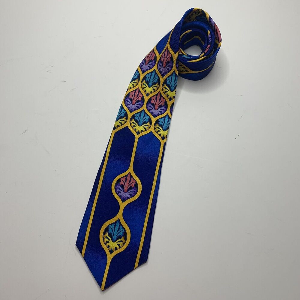 Vintage Rush Limbaugh No Boundries Baroque Men's Necktie All Silk Made In USA